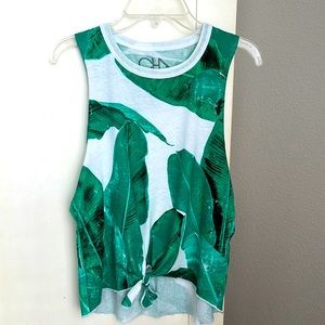 Chaser Banana Leaf Knotted Tank